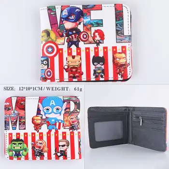Classic Anime Avengers Leather Wallet Cute Cartoon Animation Kids Student Short Wallets Dollar Price Luxury Wallet Men Cartera
Classic Anime Avengers Leather Wallet Cute Cartoon Animation Kids Student Short Wallets Dollar Price Luxury Wallet Men Cartera