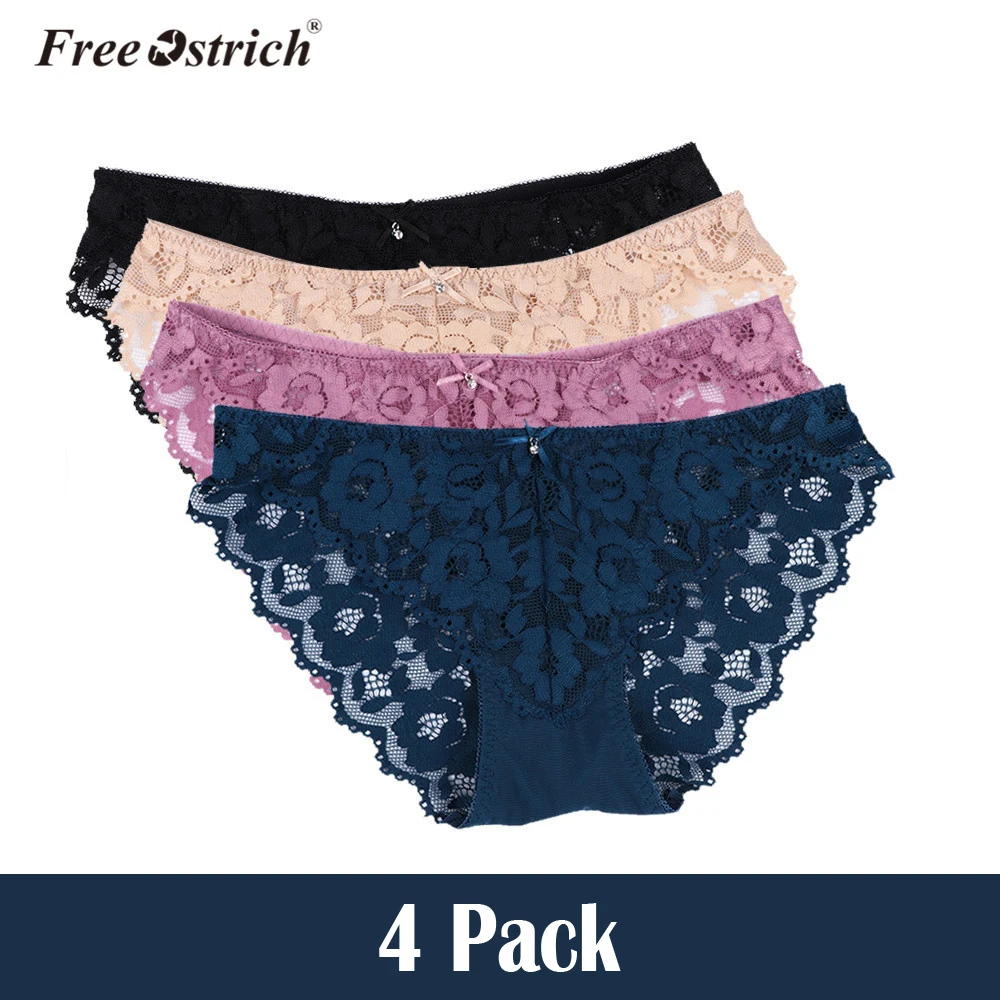 Free Ostrich Pack of 4 Transparant Sexy Women's Panties Lot Underwear Sexy Lace Set Bragas Sale Drop Shipping Oct6
Free Ostrich Pack of 4 Transparant Sexy Women's Panties Lot Underwear Sexy Lace Set Bragas Sale Drop Shipping Oct6