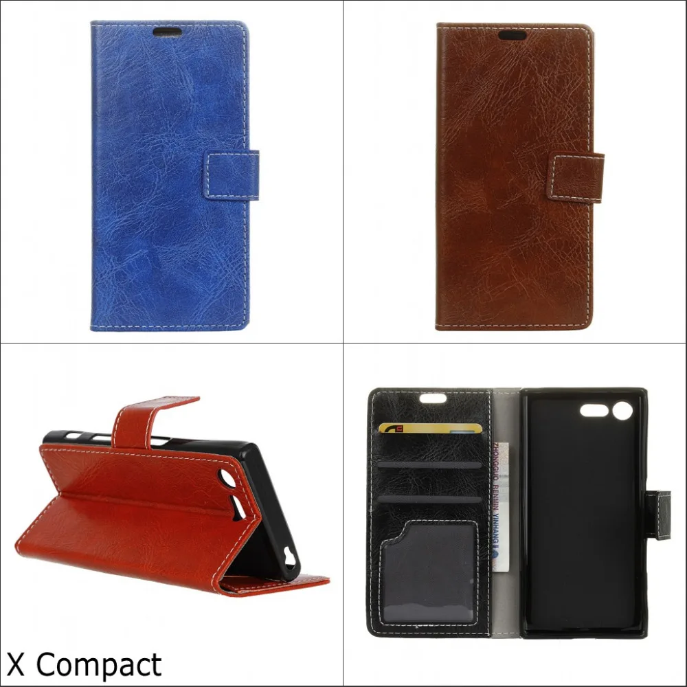 Fashion Retro crazy horse pattern wallet card with photo frame pu leather stand case cover for Sony Xperia X Compact with pen
Fashion Retro crazy horse pattern wallet card with photo frame pu leather stand case cover for Sony Xperia X Compact with pen