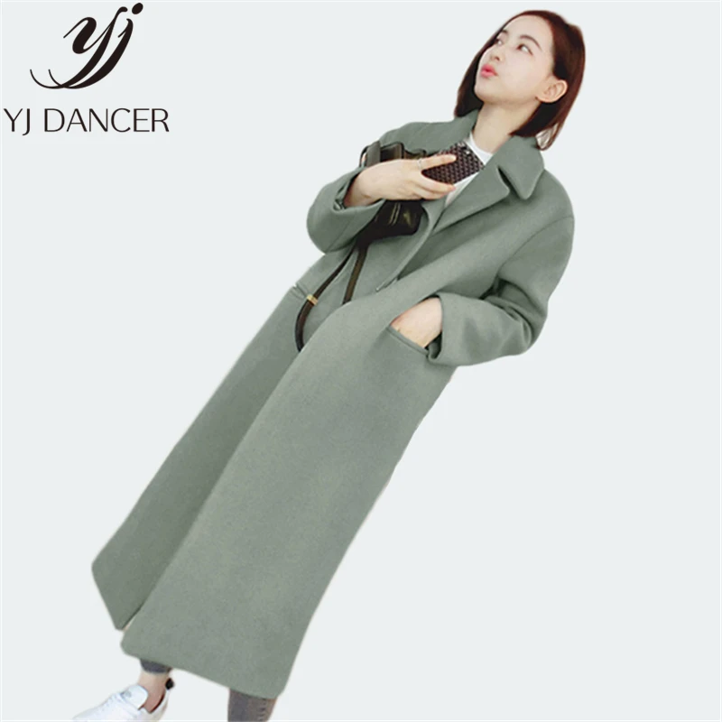 2018 winter New Plus Size Fashion Women Casual Warm Loose size long coat Solid color Woolen coat Female wool coat Ljj0214
2018 winter New Plus Size Fashion Women Casual Warm Loose size long coat Solid color Woolen coat Female wool coat Ljj0214