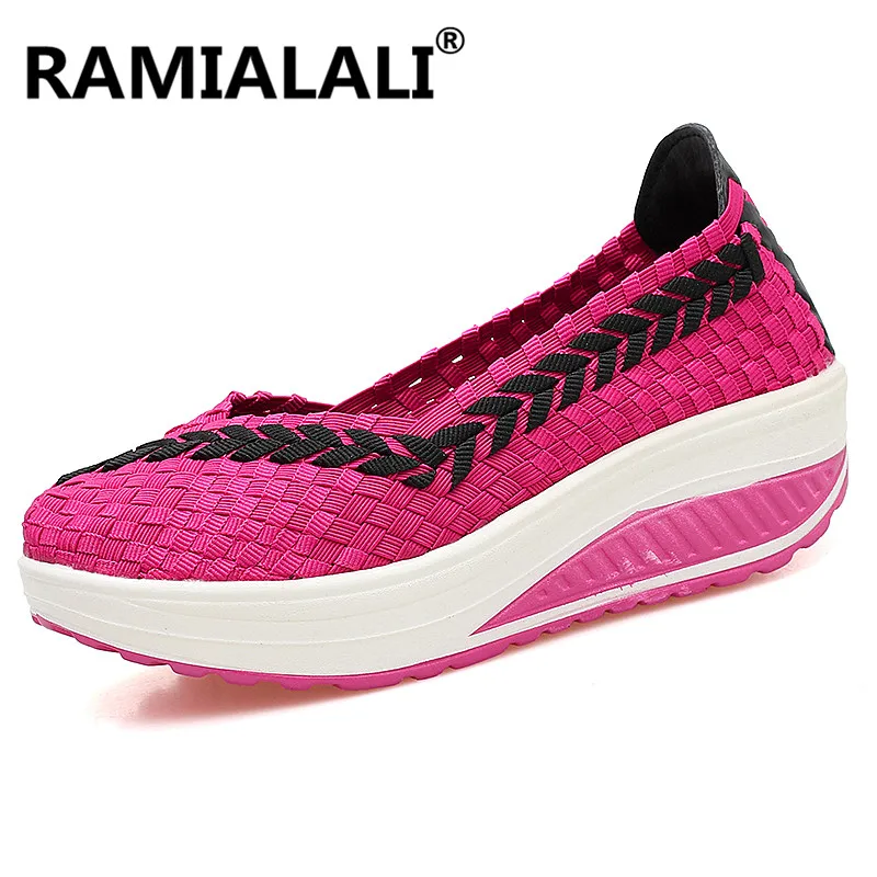 Ramialali Breathable Women Hand Elastic Woven Shoes Casual Women Shoes Slip On Loafers Flat Shoes Female Handmade Woven Shoes
Ramialali Breathable Women Hand Elastic Woven Shoes Casual Women Shoes Slip On Loafers Flat Shoes Female Handmade Woven Shoes