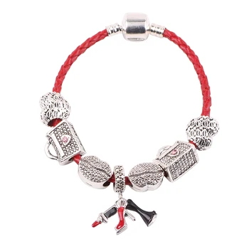 Couqcy Red Lips Heart Beads Lipstick Pendant Series DIY Suitable for Women's Bracelet Jewelry Charm Trend
Couqcy Red Lips Heart Beads Lipstick Pendant Series DIY Suitable for Women's Bracelet Jewelry Charm Trend