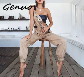 Genuo Adjusted Strap Sexy Jumpsuit Suspenders Sleevlesee Black Women Rompers Combinaison Pantalon Femme Summer 2019 Cargo Pants
Genuo Adjusted Strap Sexy Jumpsuit Suspenders Sleevlesee Black Women Rompers Combinaison Pantalon Femme Summer 2019 Cargo Pants