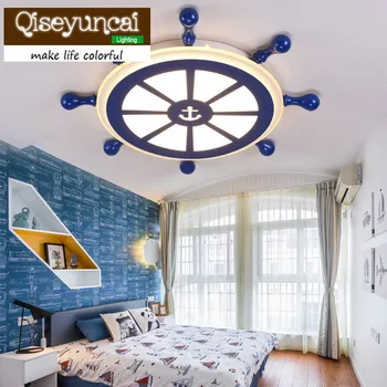 Qiseyuncai 2018 new Mediterranean style children's boat, rudder, acrylic ceiling, cartoon, creative boy bedroom lamp.
Qiseyuncai 2018 new Mediterranean style children's boat, rudder, acrylic ceiling, cartoon, creative boy bedroom lamp.