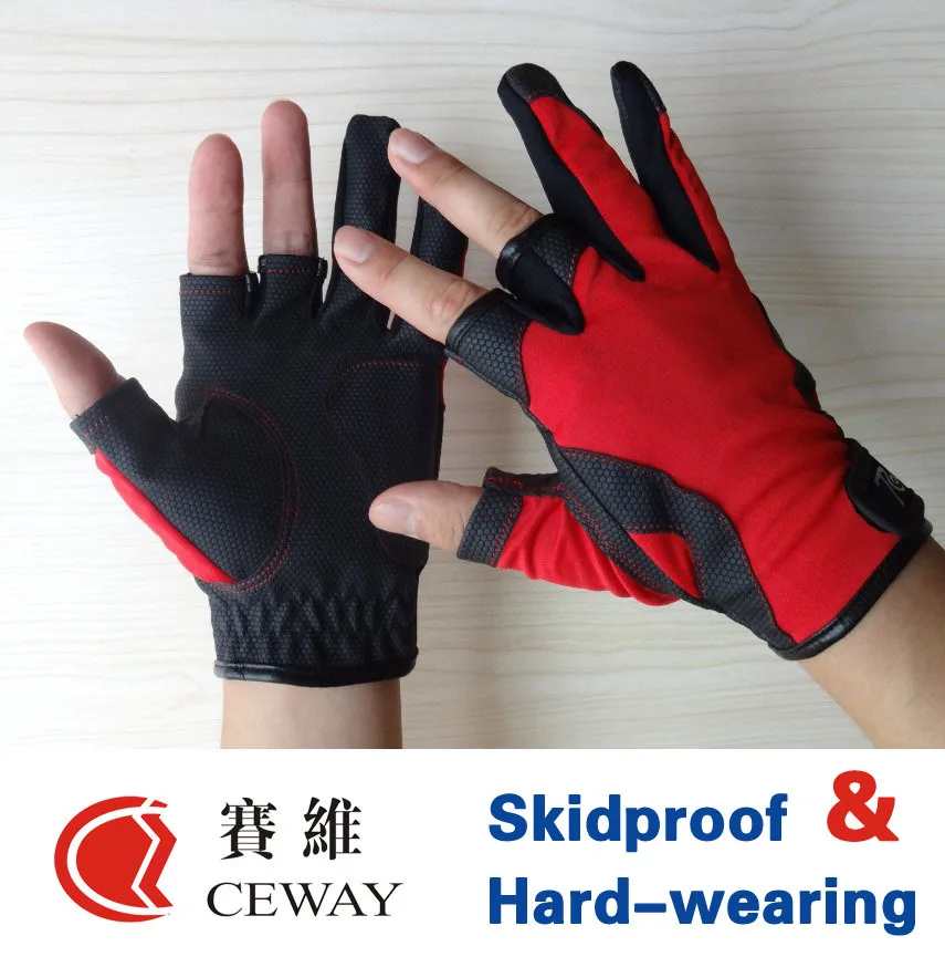 Cutting Fingerless Fishing Gel Protector Glove Comfortable PU Anti Slip Resistant Fishing Gloves Skidproof Nonslip Mittens
Cutting Fingerless Fishing Gel Protector Glove Comfortable PU Anti Slip Resistant Fishing Gloves Skidproof Nonslip Mittens