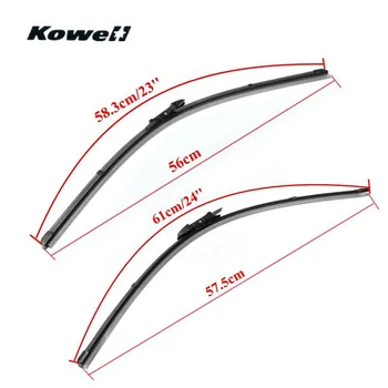23"+24" Front Windshield Wiper Blades for BMW 5 Series E60 E61 03-10 6 Series Refill Brushes for Car Janitors Windscreen Washer
23"+24" Front Windshield Wiper Blades for BMW 5 Series E60 E61 03-10 6 Series Refill Brushes for Car Janitors Windscreen Washer