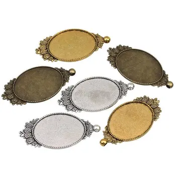 10pcs 40 x 30mm Antique Bronze Cabochon Pendant Base, Oval pendant setting, Oval Pendant Trays, Bezel Cabochon Settings
10pcs 40 x 30mm Antique Bronze Cabochon Pendant Base, Oval pendant setting, Oval Pendant Trays, Bezel Cabochon Settings