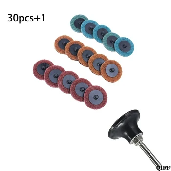Quick Change Discs 30Pcs Sanding Discs 1Pcs 1/4'' Holder, Surface Conditioning Discs Die Grinder Surface Prep Strip Grind Polish
Quick Change Discs 30Pcs Sanding Discs 1Pcs 1/4'' Holder, Surface Conditioning Discs Die Grinder Surface Prep Strip Grind Polish