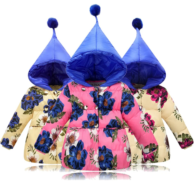 BINIDUCKLING Winter Jackets For Boy Girls Kids Clothes Snowsuit Hooded Floral Cotton Waterproof Hooded Parka Girl Down Jacket
BINIDUCKLING Winter Jackets For Boy Girls Kids Clothes Snowsuit Hooded Floral Cotton Waterproof Hooded Parka Girl Down Jacket