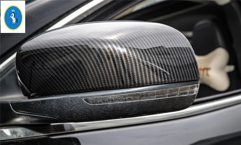 Yimaautotrims Outside Door Rearview Mirror Protector Cover Trim / Carbon Fiber Style Fit For Jeep Compass 2017 2018 2019 ABS 
Yimaautotrims Outside Door Rearview Mirror Protector Cover Trim / Carbon Fiber Style Fit For Jeep Compass 2017 2018 2019 ABS