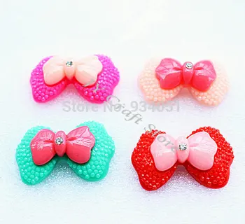 set of 30pcs colorful big glitter Bow with rhinestone lovely resin cabochon pendants for hair pins bobby pins decor diy 36mm
set of 30pcs colorful big glitter Bow with rhinestone lovely resin cabochon pendants for hair pins bobby pins decor diy 36mm