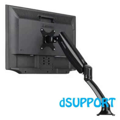 

DLB502 Gas Spring Full Motion Desktop 10"-27" LCD LED Monitor Holder Arm TV Mount Bracket Loading 2-6.5kgs VESA 75/100mm