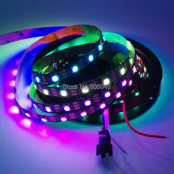 5M DC5V WS2812B Built-in WS2811 IC 60LED/M RGB Dream Color Individually Addressable Pixel LED Strip IP20 NonWaterproof White PCB
5M DC5V WS2812B Built-in WS2811 IC 60LED/M RGB Dream Color Individually Addressable Pixel LED Strip IP20 NonWaterproof White PCB