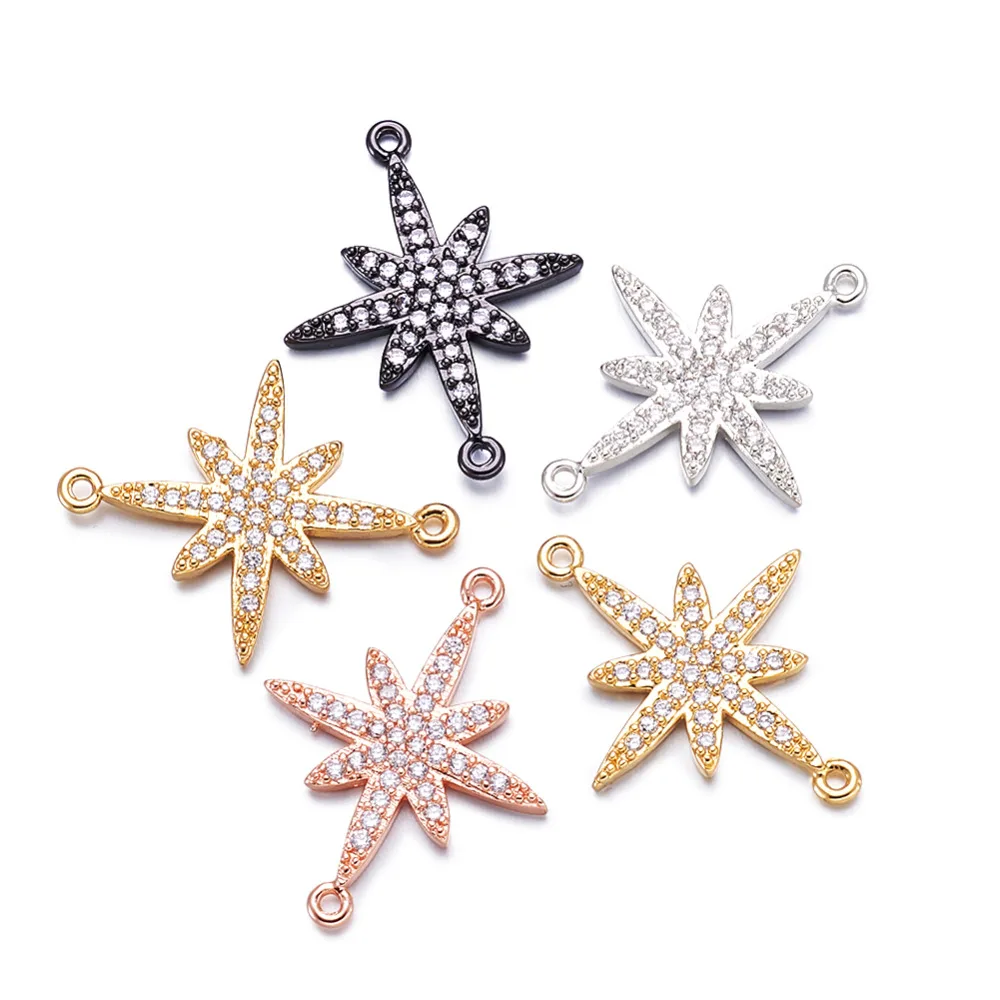 5pcs/lot 18x23x2mm CZ Colorful Flower Floral Connectors Brass Micro Pave Cubic Zirconia Floret Links with 2 Loops Hole: 1mm
5pcs/lot 18x23x2mm CZ Colorful Flower Floral Connectors Brass Micro Pave Cubic Zirconia Floret Links with 2 Loops Hole: 1mm