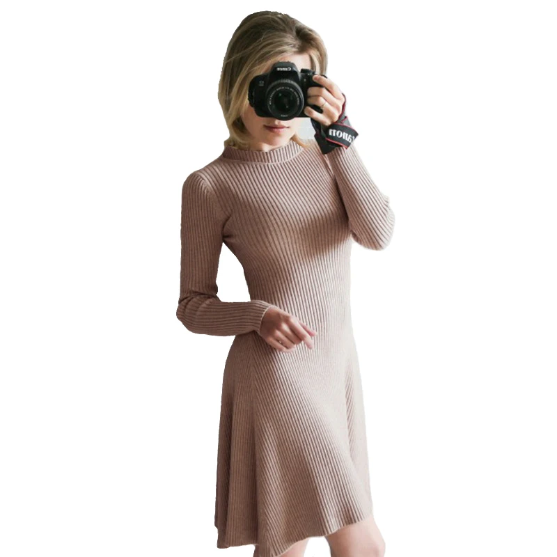 Ruffled Hem Women Dress Knitted Ladies Dresses 2018 Autumn Fashion High Waist Long Sleeve Sexy Slim Round Neck Female Vestidos
Ruffled Hem Women Dress Knitted Ladies Dresses 2018 Autumn Fashion High Waist Long Sleeve Sexy Slim Round Neck Female Vestidos