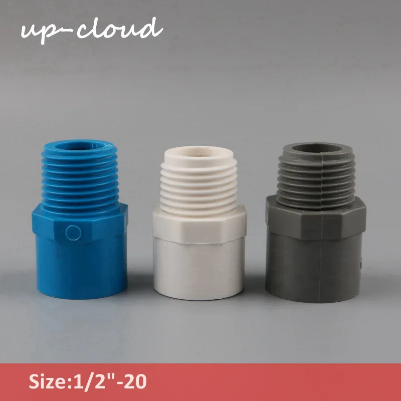 5pcs UP-CLOUD 1/2 inch to 20mm PVC Straight Connector 1/2" Male Thread PVC Pipe Adapter Garden Irrigation Tube Fittings
5pcs UP-CLOUD 1/2 inch to 20mm PVC Straight Connector 1/2" Male Thread PVC Pipe Adapter Garden Irrigation Tube Fittings