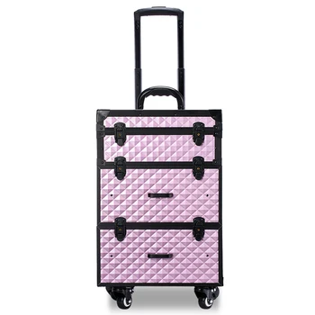 Portable Professional Trolley Cosmetic case Bag Suitcase For Makeup with wheels Large Capacity Women Box Nails Beauty Luggage
Portable Professional Trolley Cosmetic case Bag Suitcase For Makeup with wheels Large Capacity Women Box Nails Beauty Luggage