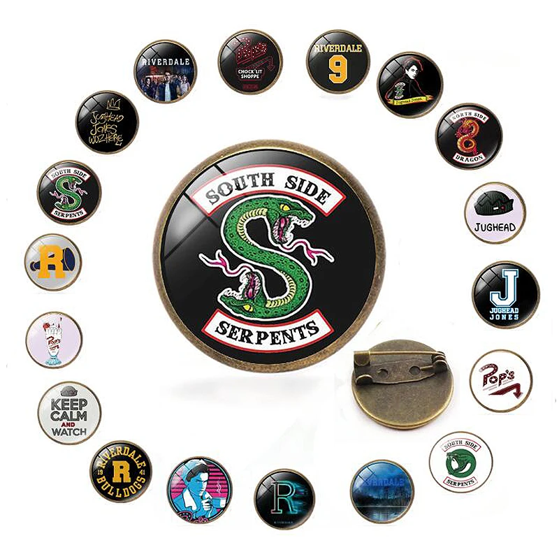 2019 new Fashion 28 style Mysteries of Riverdale Brooch Pins Badge Riverdale Brooches Jewelry For Bag Clothes Decorate
2019 new Fashion 28 style Mysteries of Riverdale Brooch Pins Badge Riverdale Brooches Jewelry For Bag Clothes Decorate