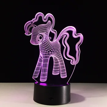 3D My Little Pony Night Light Table LED Night Light Creative Colorful Gradient Atmosphere Child Baby Friend Touch Lamps Lighting
3D My Little Pony Night Light Table LED Night Light Creative Colorful Gradient Atmosphere Child Baby Friend Touch Lamps Lighting