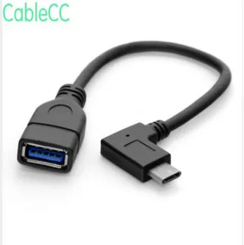 90 Degree Right Angled USB-C USB 3.1 Type C Male to A Female OTG Data Cable for Macbook Tablet Mobile Phone
90 Degree Right Angled USB-C USB 3.1 Type C Male to A Female OTG Data Cable for Macbook Tablet Mobile Phone