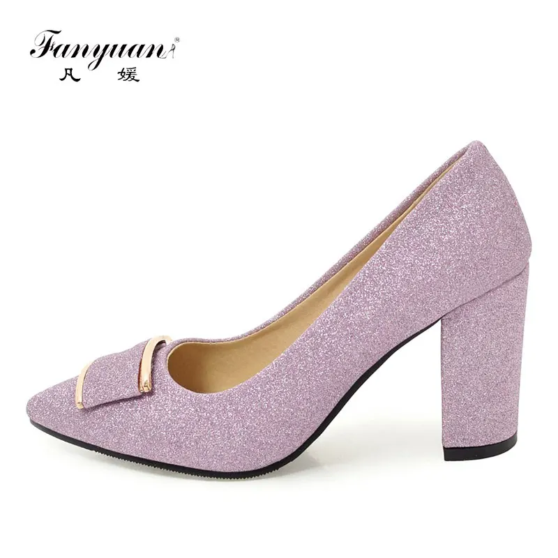Fanyuan High Heel Women's Shoes Sexy Glitter Women Pumps Silver High Heels Shoes Pointed Toe Fancy Bling Purple Ladies Footwear
Fanyuan High Heel Women's Shoes Sexy Glitter Women Pumps Silver High Heels Shoes Pointed Toe Fancy Bling Purple Ladies Footwear