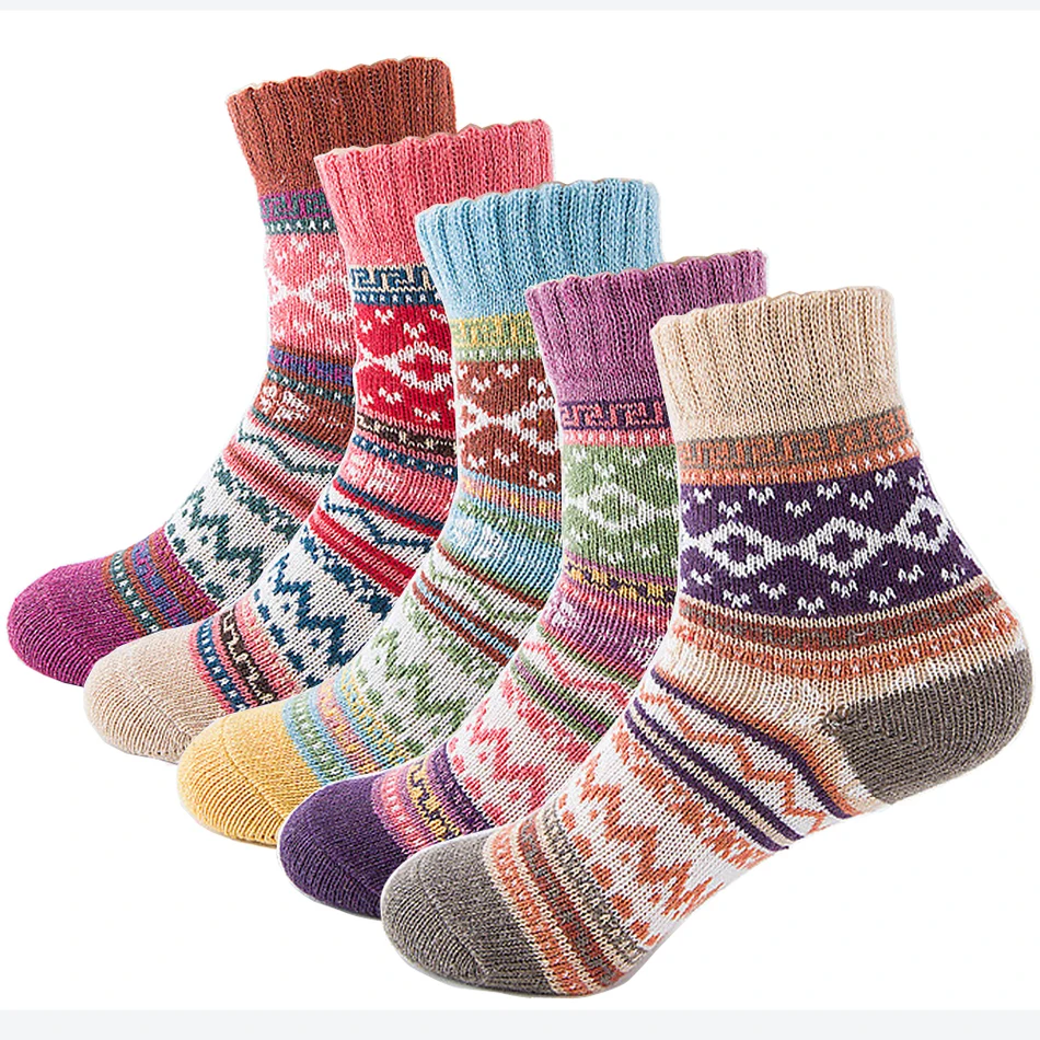 Autumn Winter Thick Warm Womens Socks Lovely Sweet Classic Colorful Multi Pattern Wool Blends Literature Art Style Cashmere Sock
Autumn Winter Thick Warm Womens Socks Lovely Sweet Classic Colorful Multi Pattern Wool Blends Literature Art Style Cashmere Sock