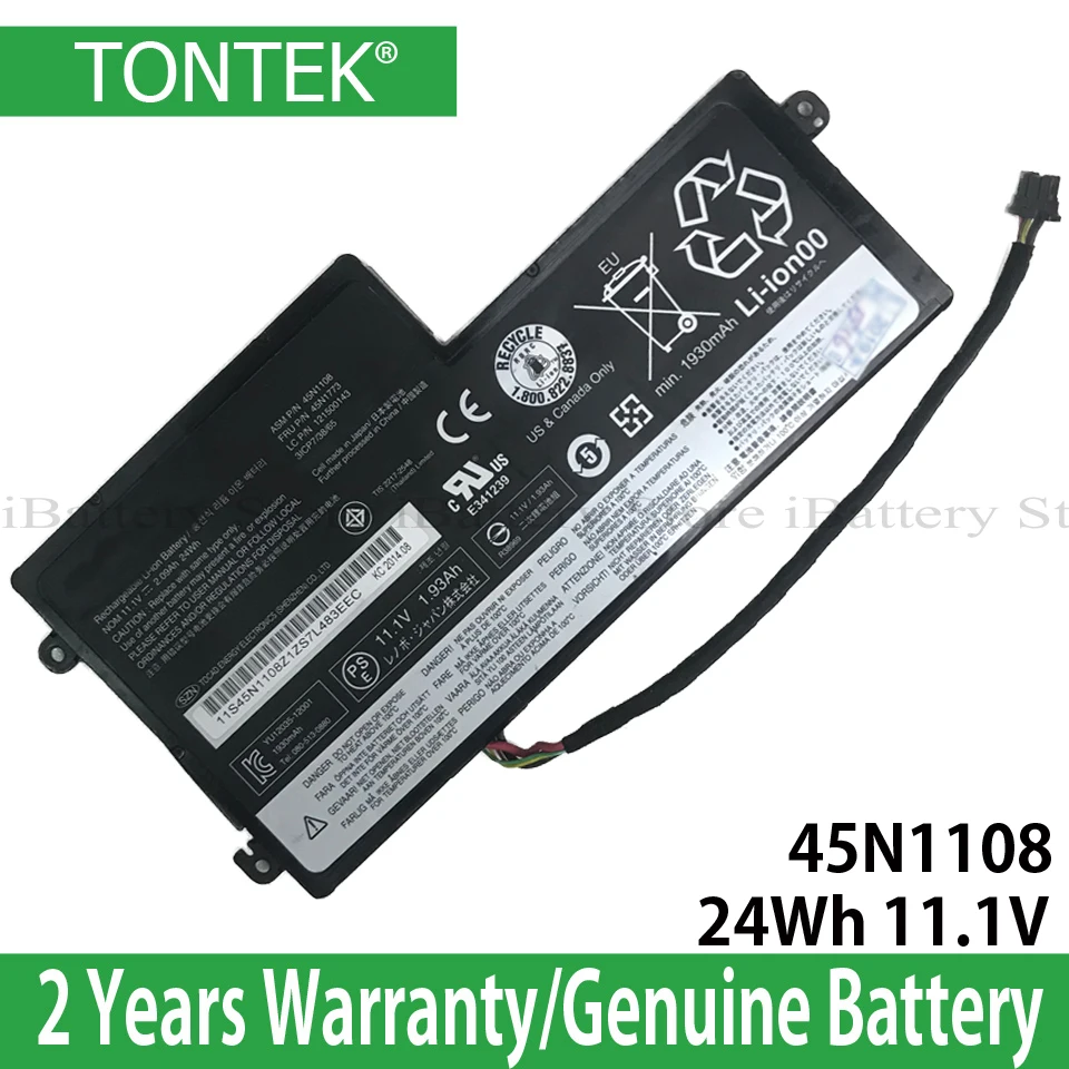 Genuine 45N1108 Battery For Lenovo ThinkPad T440 T440S T450 T450S X240 X250 X260 X270 Series 45N1109 45N1110 45N1111 45N1112
Genuine 45N1108 Battery For Lenovo ThinkPad T440 T440S T450 T450S X240 X250 X260 X270 Series 45N1109 45N1110 45N1111 45N1112