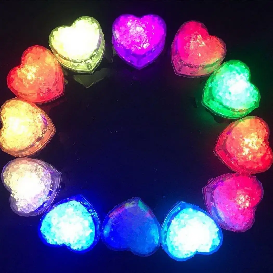 Heart Shape Luminous Ice Cubes Liquid Weddings, Parties, Bars, Clubs, etc. Sensor for Bar Club Wedding Party
Heart Shape Luminous Ice Cubes Liquid Weddings, Parties, Bars, Clubs, etc. Sensor for Bar Club Wedding Party