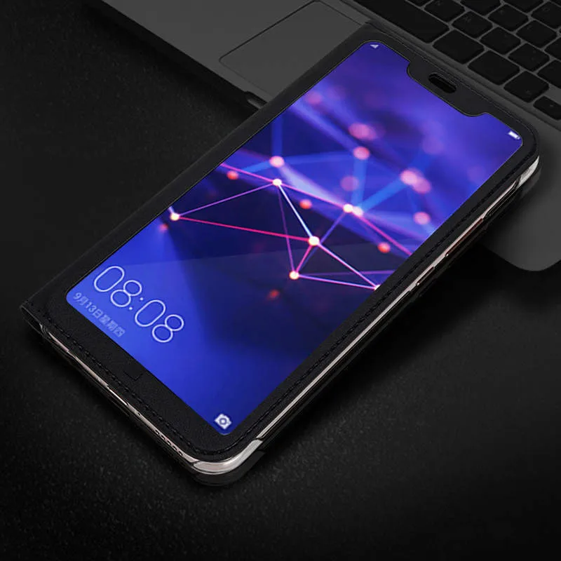 Smart Case for Xiaomi Redmi 5 Case Full View Window PU Leather Flip Cover Funda Case for Xiaomi Redmi 5 Plus Protective Cases 06