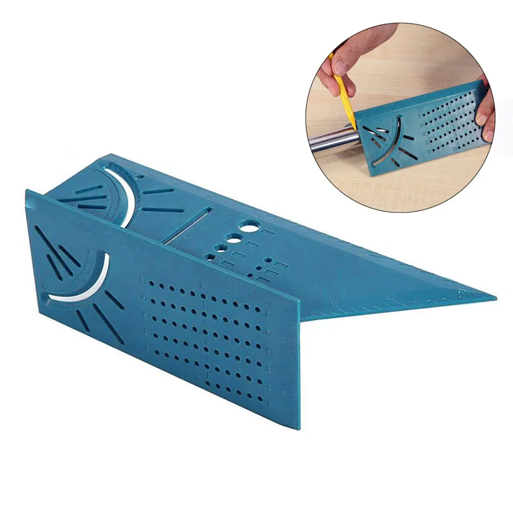Woodworking 3D Mitre Angle Measuring Square Size Measure Tool With Gauge & Ruler Three Dimensional Items Measuring Measure Tool
Woodworking 3D Mitre Angle Measuring Square Size Measure Tool With Gauge & Ruler Three Dimensional Items Measuring Measure Tool