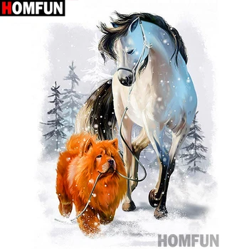 HOMFUN Full Square/Round Drill 5D DIY Diamond Painting "Animal horse dog" 3D Diamond Embroidery Cross Stitch Home Decor A19325
HOMFUN Full Square/Round Drill 5D DIY Diamond Painting "Animal horse dog" 3D Diamond Embroidery Cross Stitch Home Decor A19325