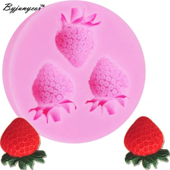 Byjunyeor M056 Epoxy UV Resin Strawberry Silicone Mold Sugar Fondant candle craft tools chocolate moulds for cakes decorating
Byjunyeor M056 Epoxy UV Resin Strawberry Silicone Mold Sugar Fondant candle craft tools chocolate moulds for cakes decorating