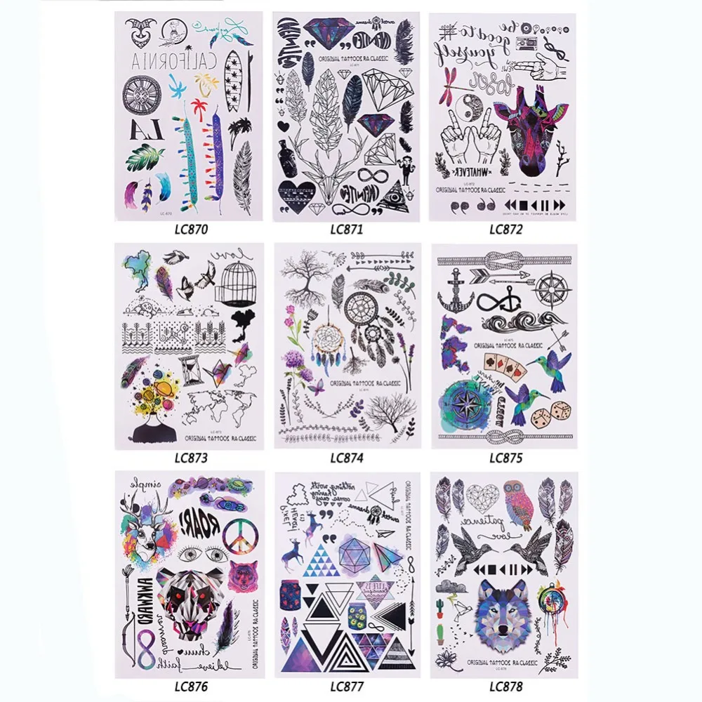 Black Dream Catcher Owl Eye Tatuagem Body Art Temporary Tattoo Sticker Gradient Colorful Feather Bird Tatoo Sticker #265942
Black Dream Catcher Owl Eye Tatuagem Body Art Temporary Tattoo Sticker Gradient Colorful Feather Bird Tatoo Sticker #265942
