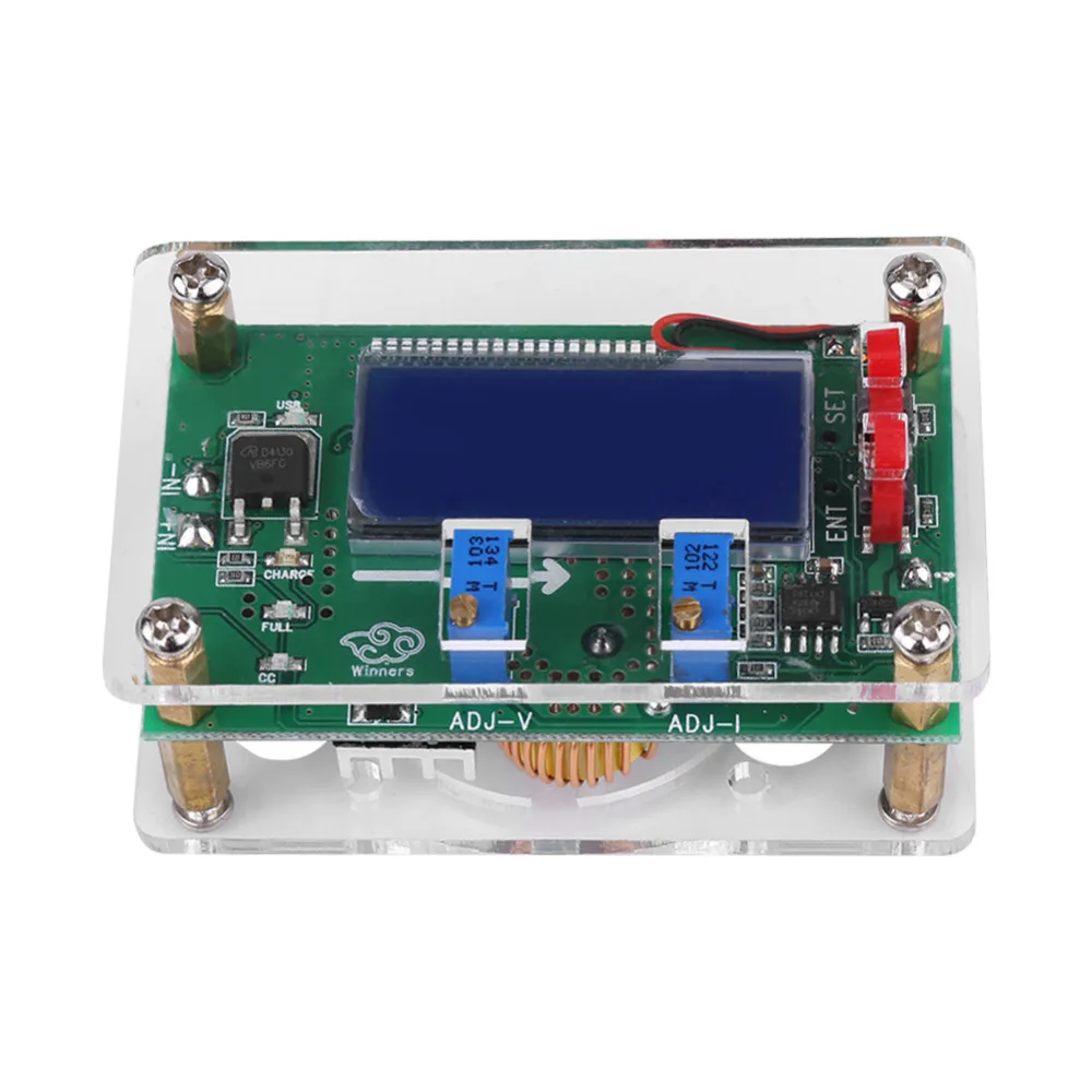 5A DC-DC Adjustable CC CV Step-down Power Supply Module LCD Dual Display With Case
5A DC-DC Adjustable CC CV Step-down Power Supply Module LCD Dual Display With Case