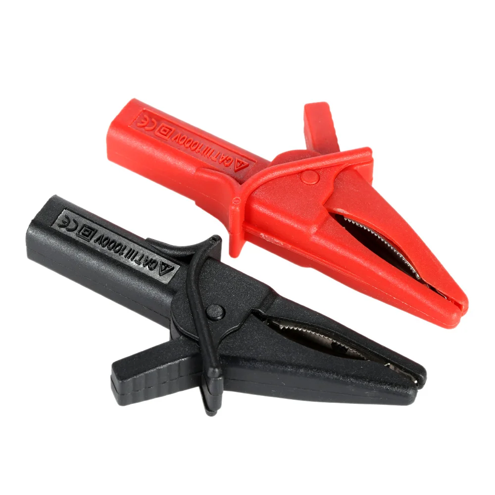 Hantek HT18A Crocodile Clip Fitting of DSO3064 2pcs Large Dolphin Gator Clips Red Black
Hantek HT18A Crocodile Clip Fitting of DSO3064 2pcs Large Dolphin Gator Clips Red Black
