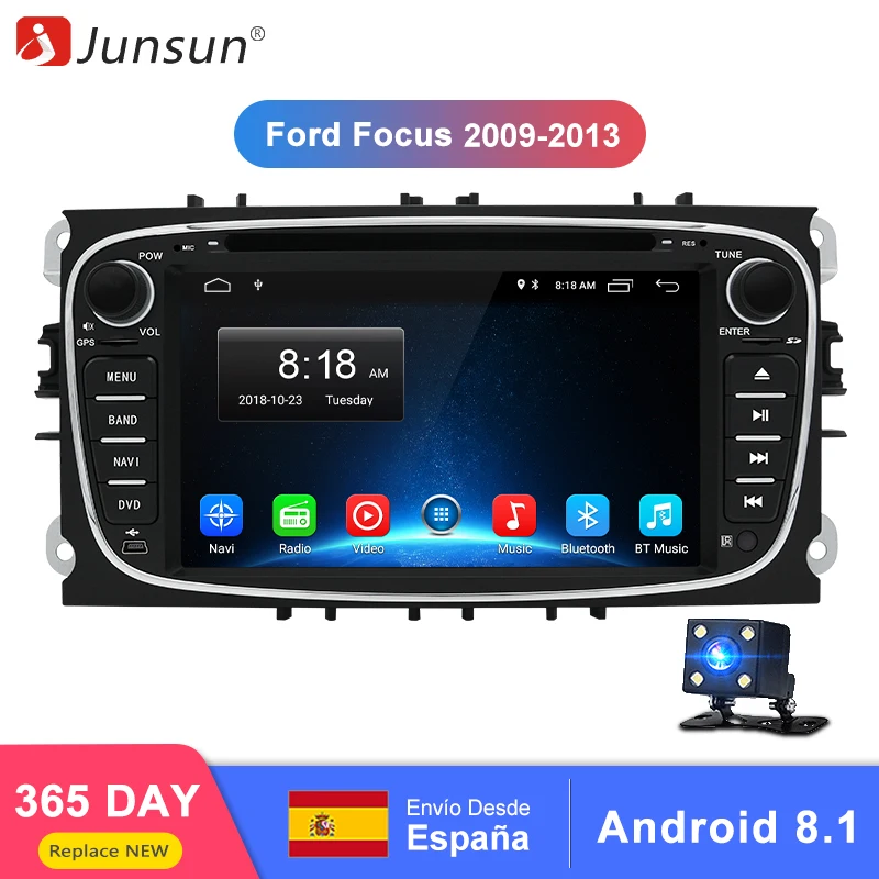 Junsun 7" Android 8.1 2 Din 2+32GB Car Multimedia Player GPS Navi Auto DVD Radio for Ford Focus Mondeo S-Max C-Max Galaxy Kuga
Junsun 7" Android 8.1 2 Din 2+32GB Car Multimedia Player GPS Navi Auto DVD Radio for Ford Focus Mondeo S-Max C-Max Galaxy Kuga