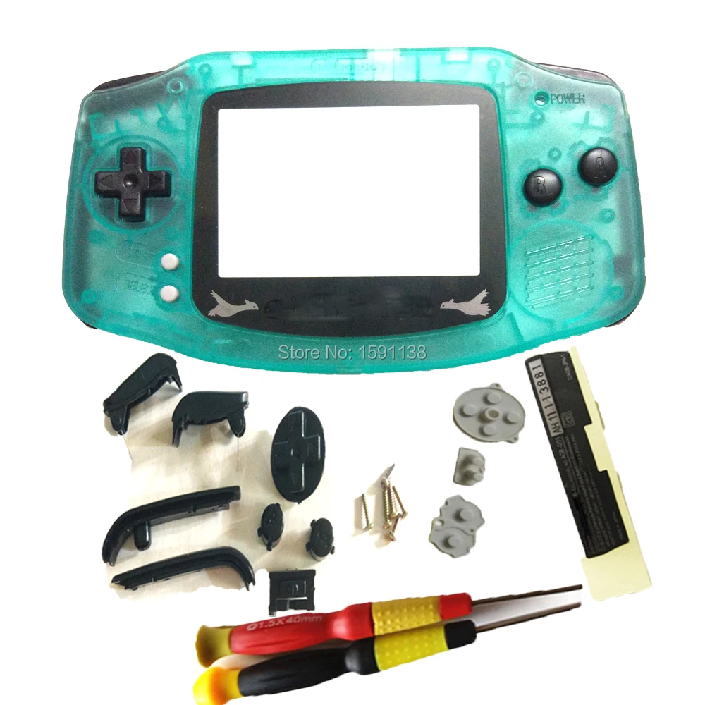 New Pocket Moster Lens Glow Green Color Replacement Housing Shell Glow in The Dark Fit For NintendoGBA Case Cover Black Buttons
New Pocket Moster Lens Glow Green Color Replacement Housing Shell Glow in The Dark Fit For NintendoGBA Case Cover Black Buttons