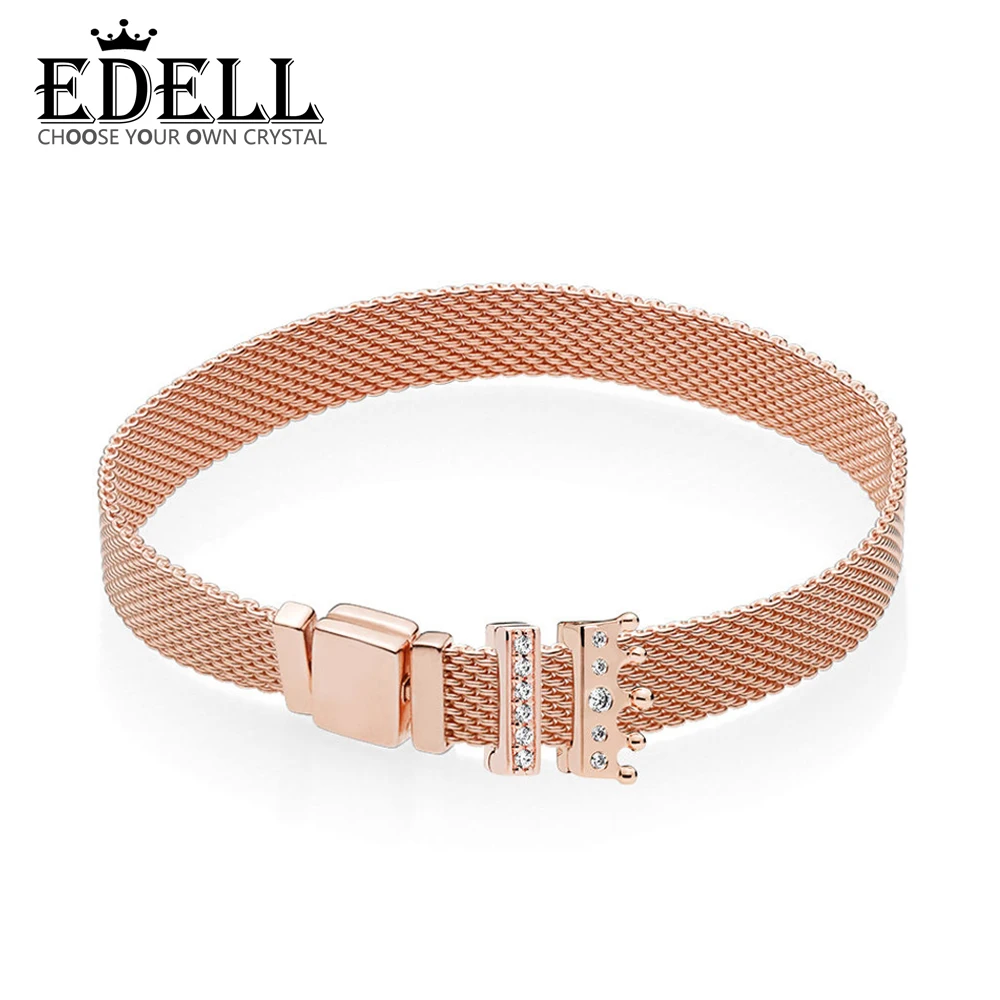 EDELL 100% 925 Sterling Silver RAU0529 Rose Reflexions Sparkling Royal Gift Set Timeless Clip Crown Clip Charm Bracelet set
EDELL 100% 925 Sterling Silver RAU0529 Rose Reflexions Sparkling Royal Gift Set Timeless Clip Crown Clip Charm Bracelet set
