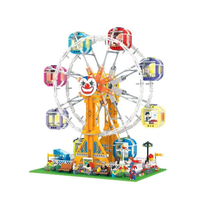 The girls Toys City Clown Park Ferris Wheel Model Building Blocks toy Friends Brick
The girls Toys City Clown Park Ferris Wheel Model Building Blocks toy Friends Brick