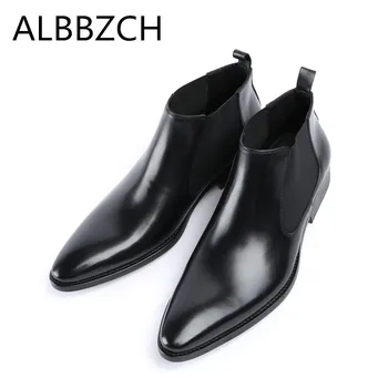 New arrivals mens ankle boots pointed toe slip on fahsion quality cow leather boots autumn winter shoes casual party dress boots
New arrivals mens ankle boots pointed toe slip on fahsion quality cow leather boots autumn winter shoes casual party dress boots