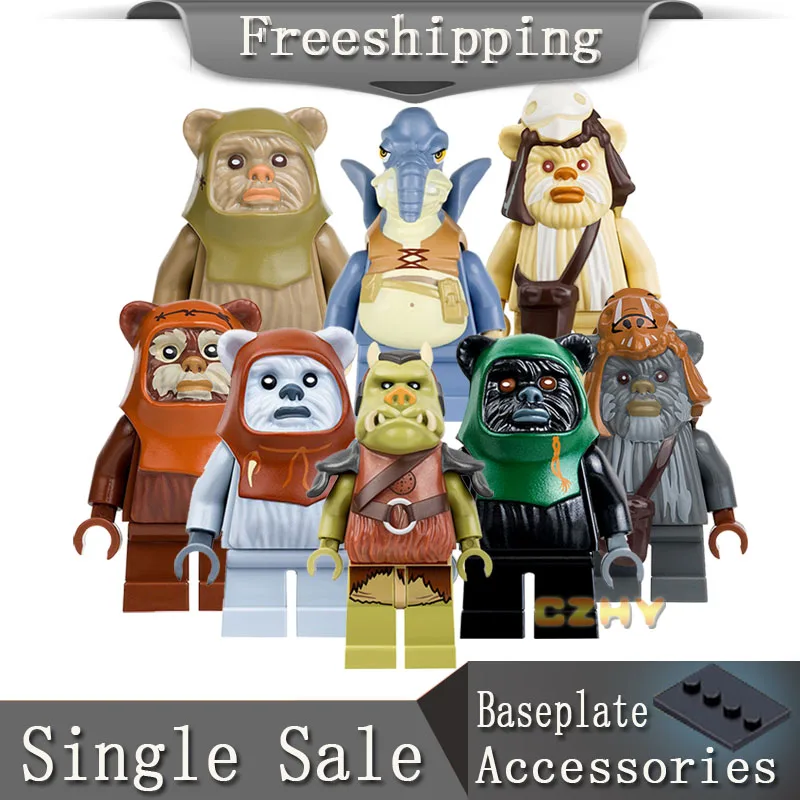 Building Blocks Ewok Gamorrean Teebo Ewok Chief Tokkat Bricks Dolls Kids DIY Toys PG8067
Building Blocks Ewok Gamorrean Teebo Ewok Chief Tokkat Bricks Dolls Kids DIY Toys PG8067