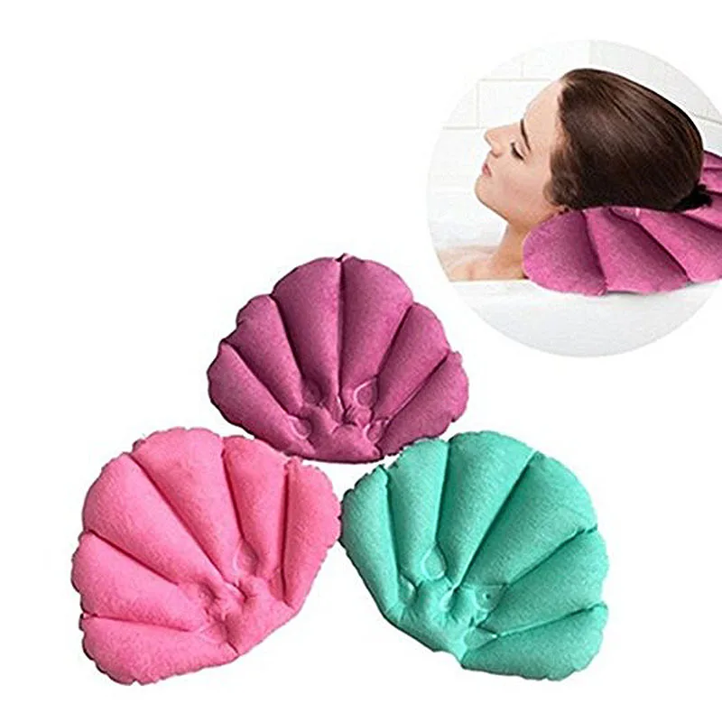 Bath Pillow Inflatable Spa Pillow Soft Back Neck Cushion With Suction Cups for Bathtub Bathroom Random Color
Bath Pillow Inflatable Spa Pillow Soft Back Neck Cushion With Suction Cups for Bathtub Bathroom Random Color