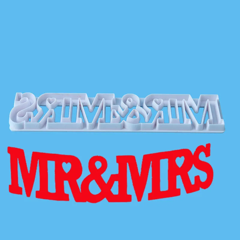 Mr&Mrs Curved Words Decoration Cookie Cutter Shape Food Grade Plastic Cake Cutters Bicuit Mold Fondant Sugarcraft Cake Tools
Mr&Mrs Curved Words Decoration Cookie Cutter Shape Food Grade Plastic Cake Cutters Bicuit Mold Fondant Sugarcraft Cake Tools
