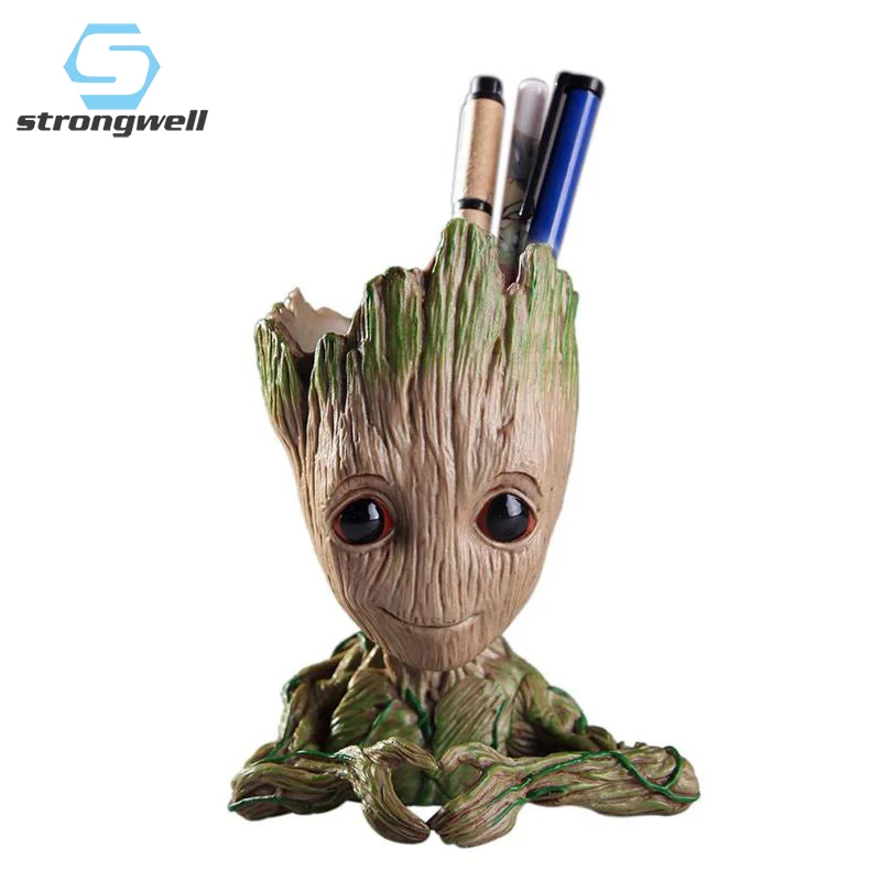 Strongwell Flower Pot Baby Groot Flowerpot Cute Toy Pen Pot Holder PVC Hero Model Baby Tree Man Garden Plant Pot Groot
Strongwell Flower Pot Baby Groot Flowerpot Cute Toy Pen Pot Holder PVC Hero Model Baby Tree Man Garden Plant Pot Groot