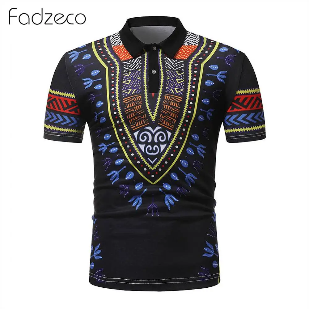 Fadzeco African T Shirt Men Summer Dashiki Ethnic Tees Tribal Printed Short Sleeve Polo Collar Shirt Blouse Tops Male Streetwear
Fadzeco African T Shirt Men Summer Dashiki Ethnic Tees Tribal Printed Short Sleeve Polo Collar Shirt Blouse Tops Male Streetwear