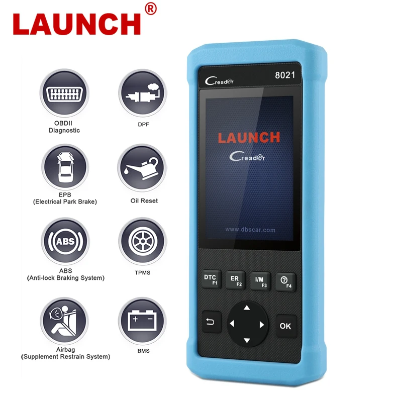Launch Creader CR8021 Diagnostic Scanner for Car DPF Regeneration Oil Service Reset ABS SRS EPB TPMS BMS ODB2 OBD2 Scanner
Launch Creader CR8021 Diagnostic Scanner for Car DPF Regeneration Oil Service Reset ABS SRS EPB TPMS BMS ODB2 OBD2 Scanner