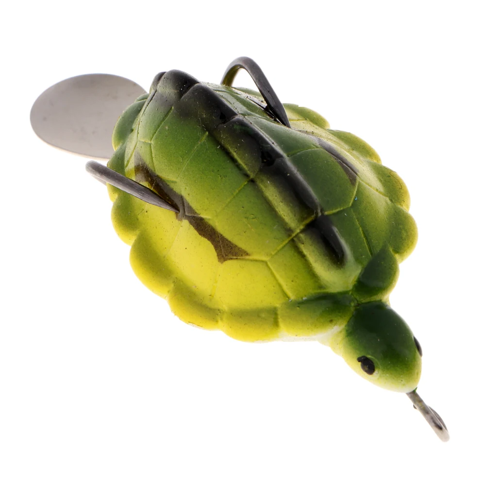 Soft Silicone Frog Lure 5.5cm 13.6g Snakehead Baits Topwater Simulation Fishing Lures with Spoon