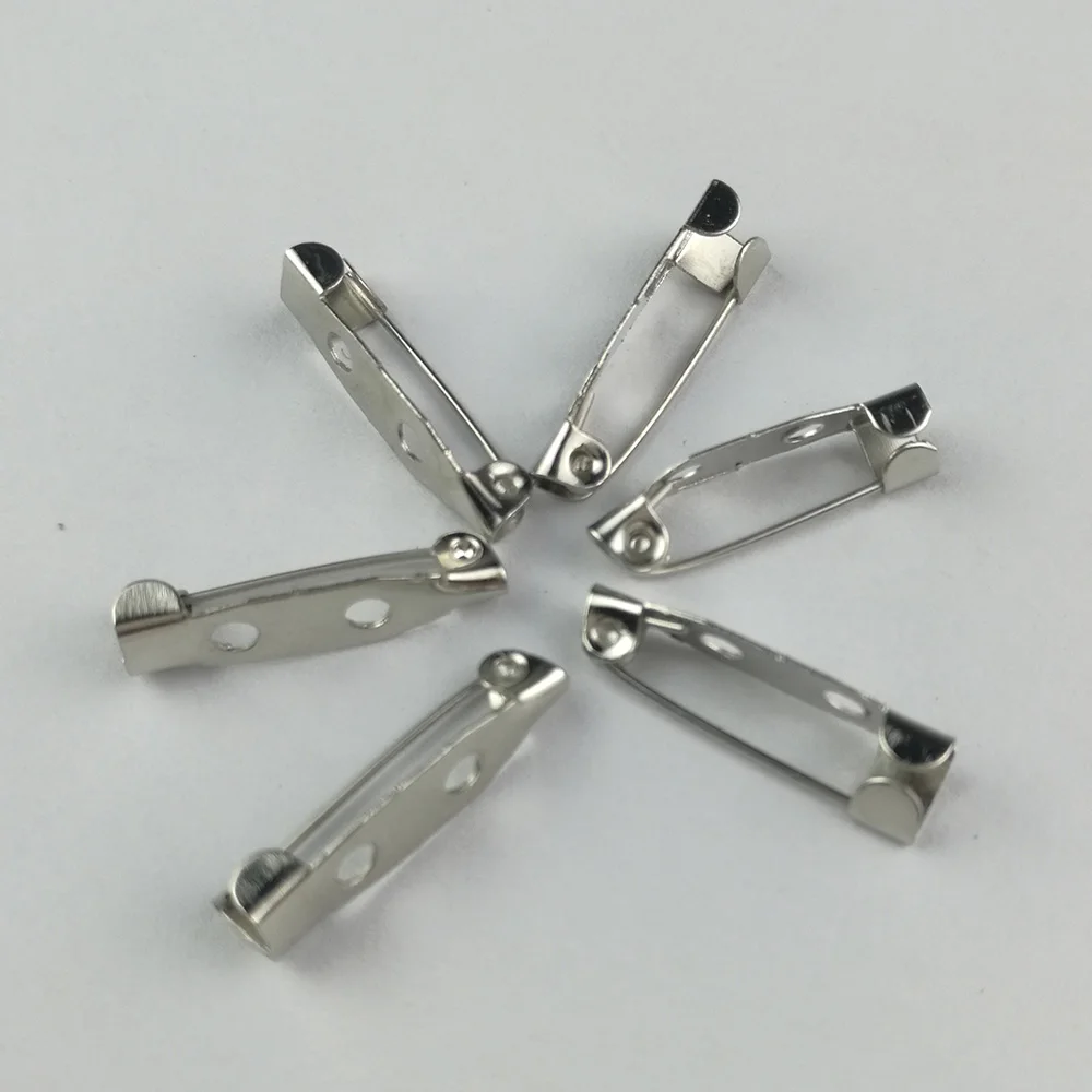 New 50pcs/Bag Iron Tone Safety Brooch Back Safety Catch Bar Pins Jewelry Findings Accessories for DIY Brooches Making 20/25MM
New 50pcs/Bag Iron Tone Safety Brooch Back Safety Catch Bar Pins Jewelry Findings Accessories for DIY Brooches Making 20/25MM