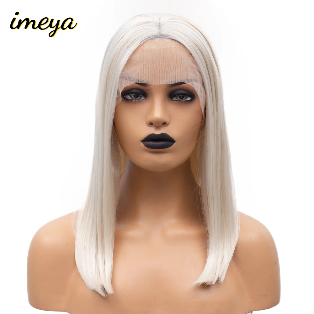 Imeya Synthetic Lace Front Short Bob Wigs With Natural Hairline High Temperature Heat Resistant Fiber Blonde Wigs For Women
Imeya Synthetic Lace Front Short Bob Wigs With Natural Hairline High Temperature Heat Resistant Fiber Blonde Wigs For Women