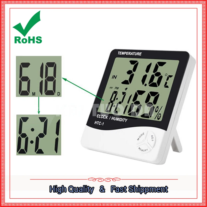 HTC-1 high-precision large-screen electronic temperature and humidity count temperature and humidity table 0.13kg-x
HTC-1 high-precision large-screen electronic temperature and humidity count temperature and humidity table 0.13kg-x